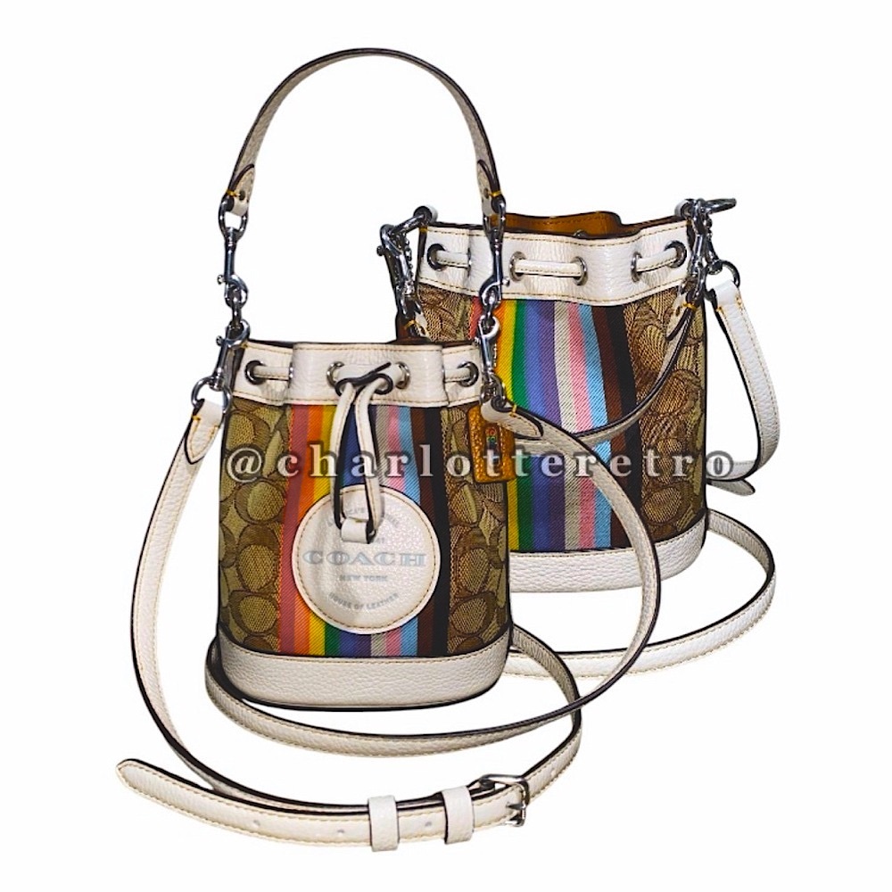 Coach PRIDE Dempsey Mini Bucket Bag • CJ661